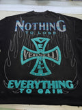 Premium 380GSM Heavyweight Cotton T-Shirt - Custom 3D Embroidery & Screen Print