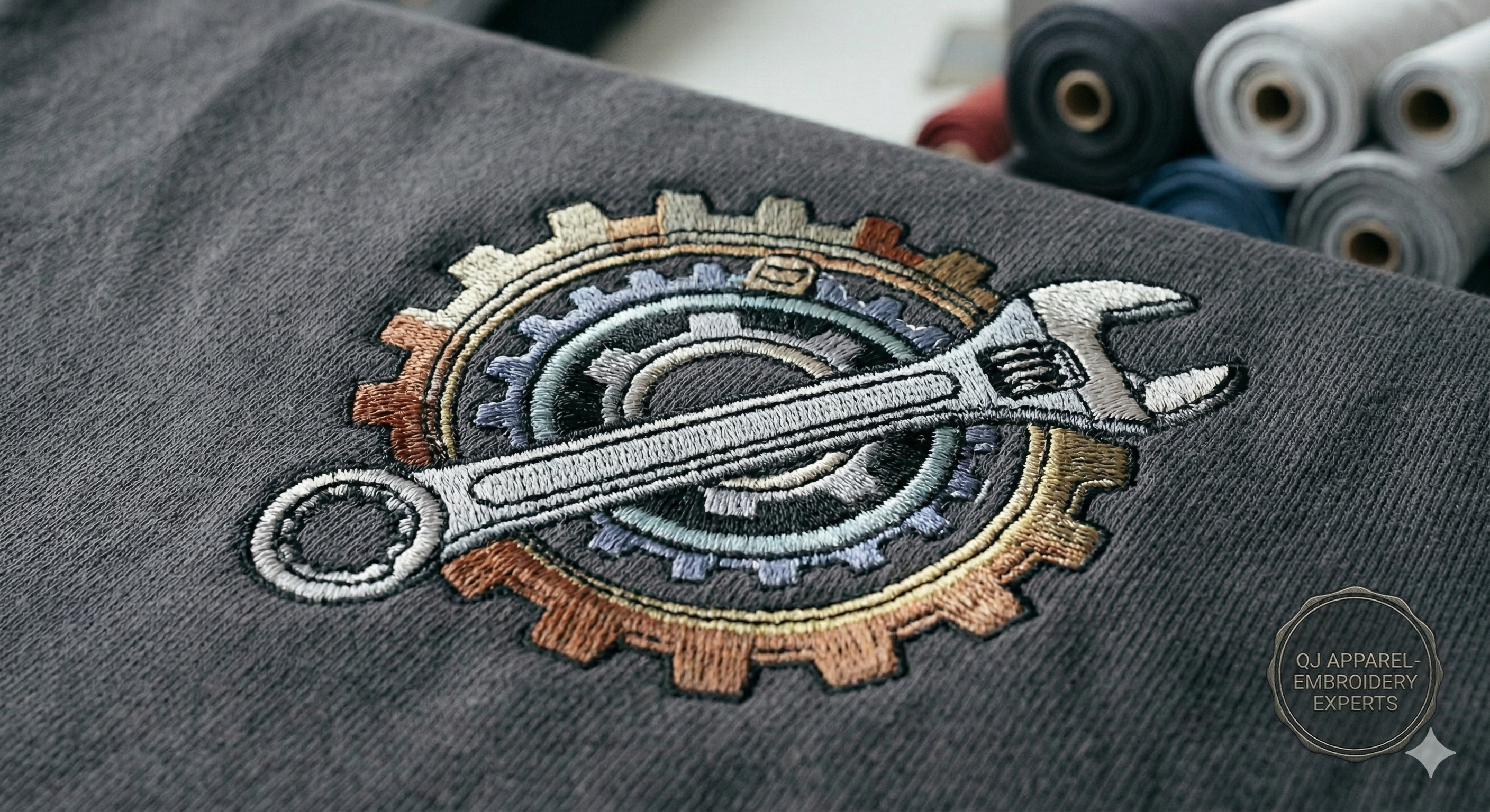 Premium 380GSM Heavyweight Cotton T-Shirt - Custom 3D Embroidery & Screen Print