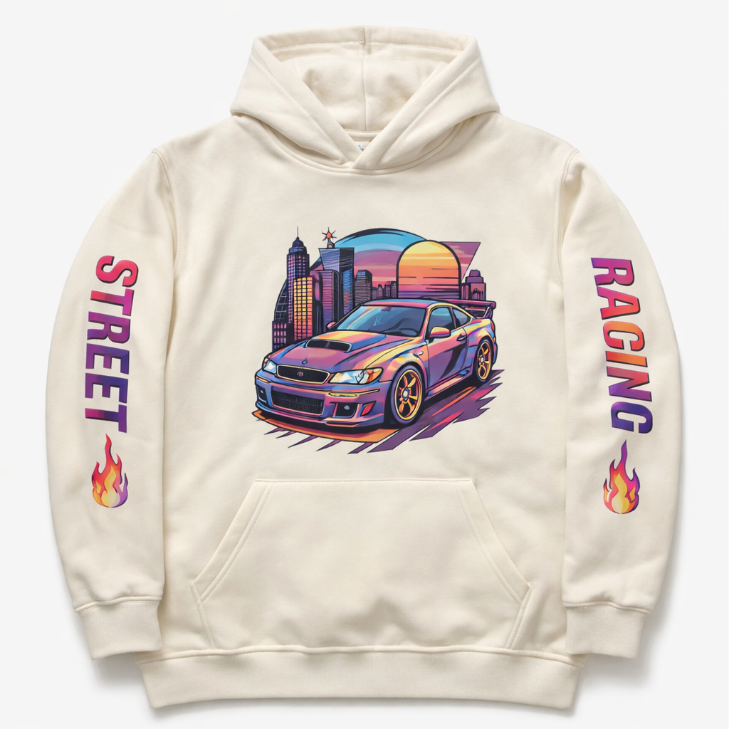 Custom Heavyweight Hoodie & Sweatshirt Manufacturing - High-Precision DTF Heat Transfer